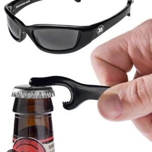 Black Sunglasses with Bottle Opener